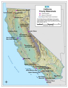 California Watersheds from the EPS